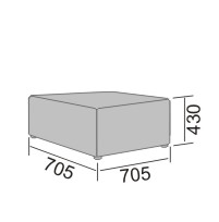 Размеры Банкетка 