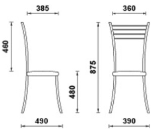 Размеры Бистро ЭХ 